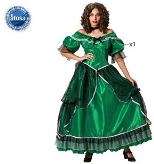 Dame du Sud robe verte taille XL