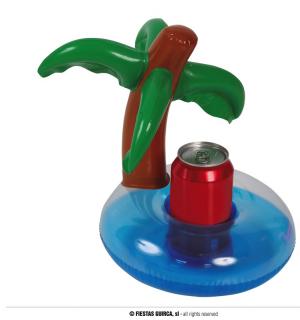 Porte-gobelet gonflable Palmier 26cm