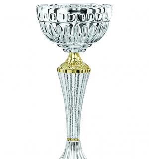 Coupe métal + socle marbre 28cm - 1825