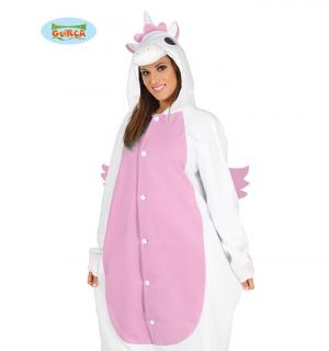 Kigurumi licorne rose