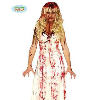 Robe blanche ensanglantée taille M/L