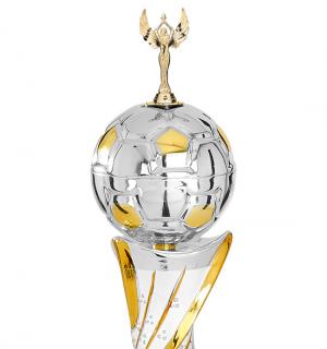 Trophée métal football 49cm ballon coupe