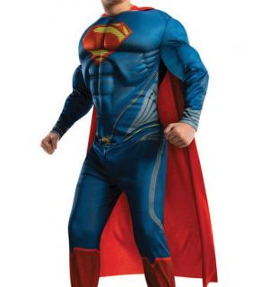 Combinaison Super man musclé taille 128cm