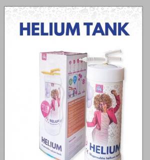 Bouteille kit hélium pour 50 ballons de 23 cm