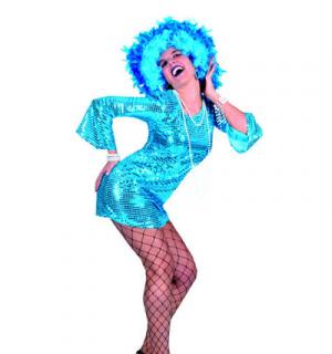 Tunique disco bleue taille 44/46