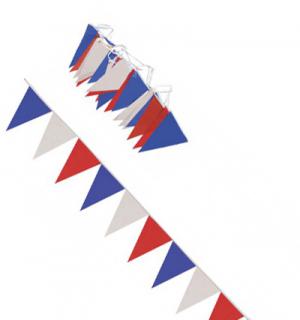 Guirlande fanions FRANCE bleu blanc rouge 10m