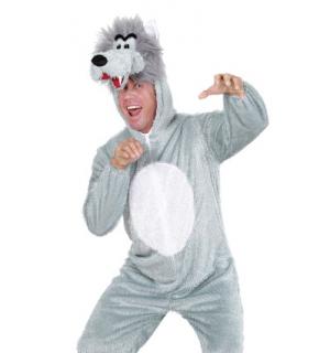 Loup GRIS taille XL